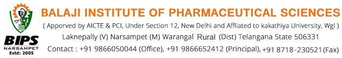 Balaji Institute of Pharmaceutical Sciences-image