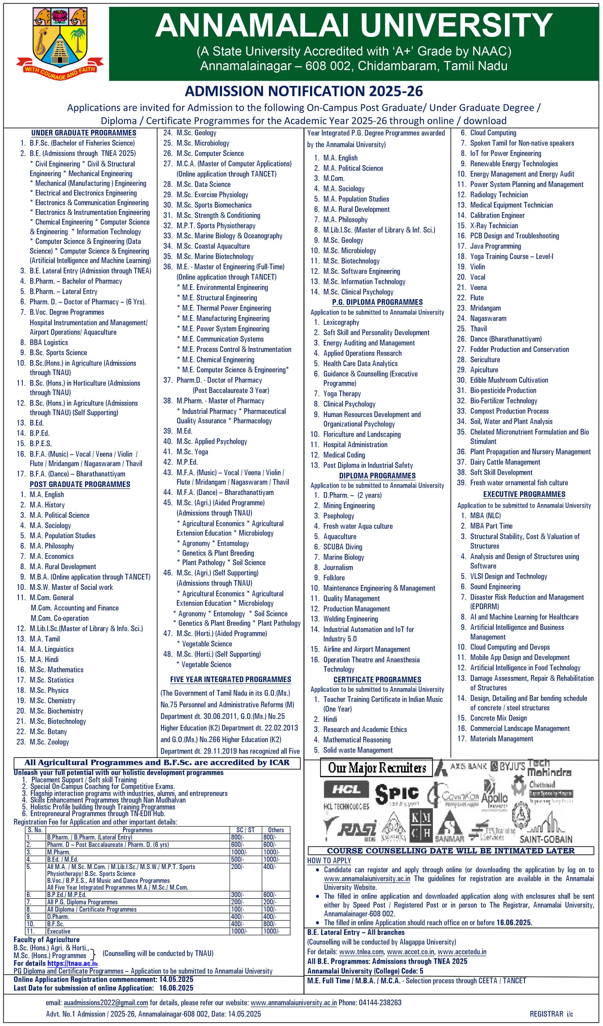 AU PG Extension Centre, Viluppuram-image