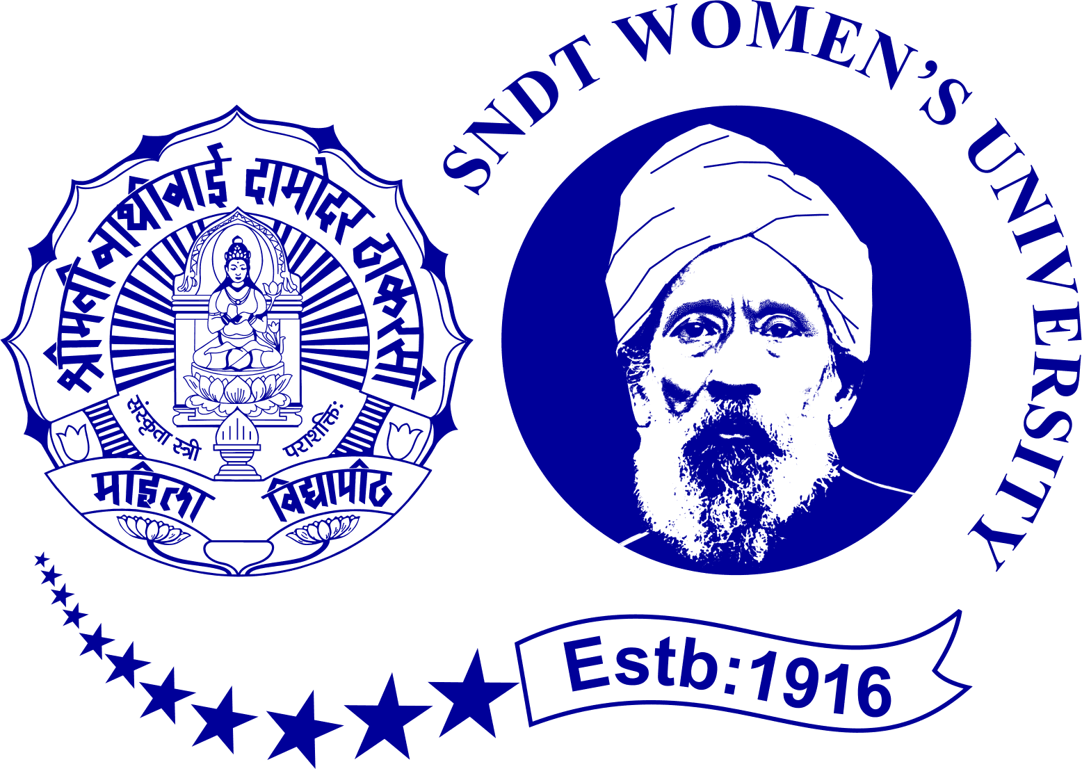 SNDT Women's University, Centre of Distance Education-logo